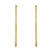 Flexible Endless Tube Hoop Earrings