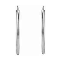 Flexible Endless Tube Hoop Earrings