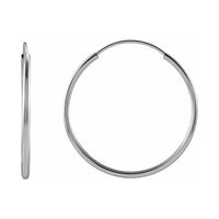 Flexible Endless Tube Hoop Earrings