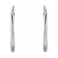 Flexible Endless Tube Hoop Earrings