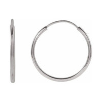 Flexible Endless Tube Hoop Earrings