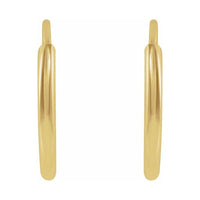 Flexible Endless Tube Hoop Earrings