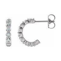 Accented Hoop Earrings