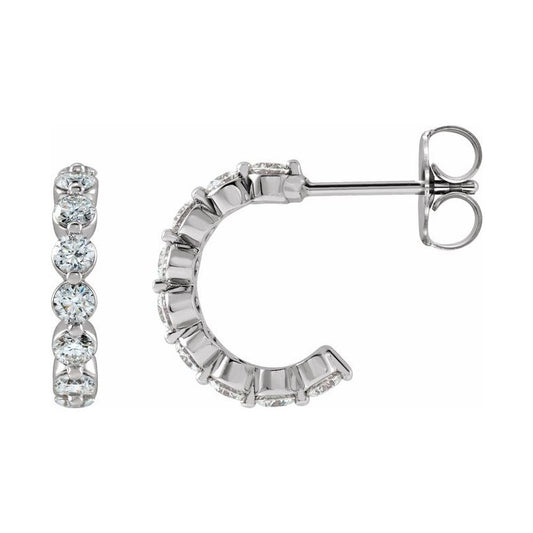 Accented Hoop Earrings