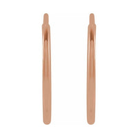 Flexible Endless Tube Hoop Earrings