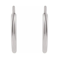 Flexible Endless Tube Hoop Earrings