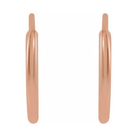 Flexible Endless Tube Hoop Earrings
