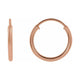 Flexible Endless Tube Hoop Earrings