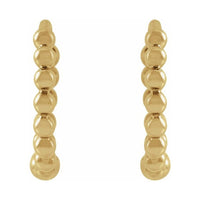 Beaded Hoop Earrings
