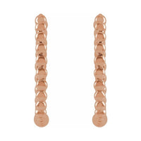 Beaded Hoop Earrings