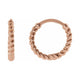 Rope Hoop Earrings