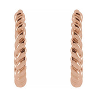 Rope Hoop Earrings