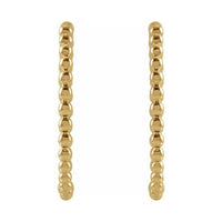 Beaded Hoop Earrings