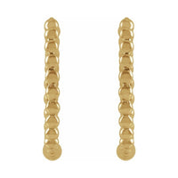 Beaded Hoop Earrings