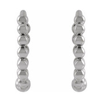 Beaded Hoop Earrings