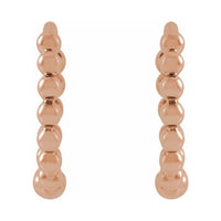 Beaded Hoop Earrings