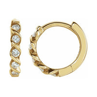 Twisted Hoop Earrings