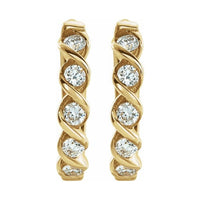 Twisted Hoop Earrings