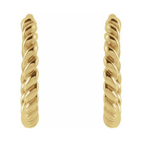 Rope Hoop Earrings