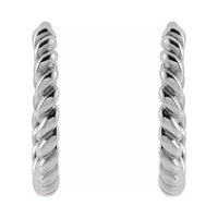 Rope Hoop Earrings