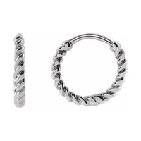 Rope Hoop Earrings