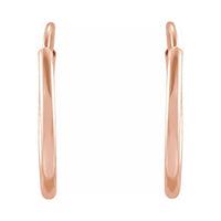 Flexible Endless Tube Hoop Earrings
