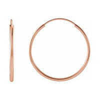 Flexible Endless Tube Hoop Earrings