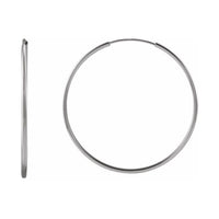 Flexible Endless Tube Hoop Earrings