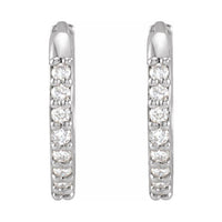 Accented Huggie Earrings