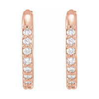 Accented Huggie Earrings