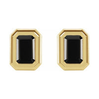 Emerald Solitaire Earrings