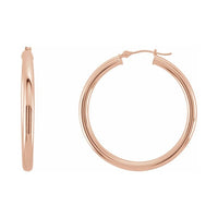 Tube Hoop Earrings