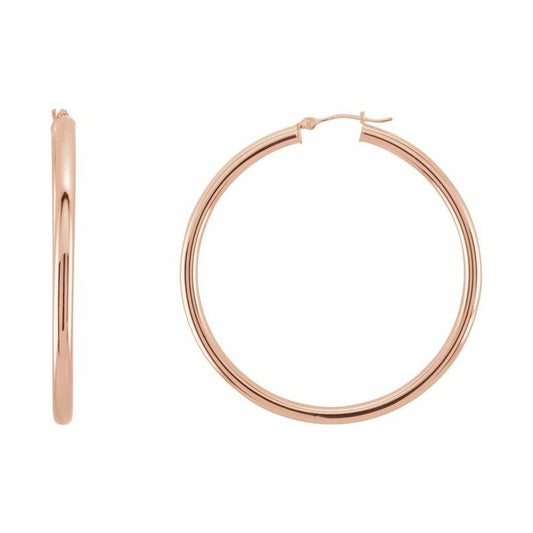 Tube Hoop Earrings
