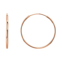 Endless Tube Hoop Earrings