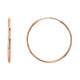 Endless Tube Hoop Earrings