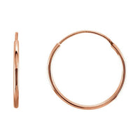 Endless Tube Hoop Earrings