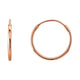 Endless Tube Hoop Earrings