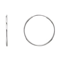 Endless Tube Hoop Earrings