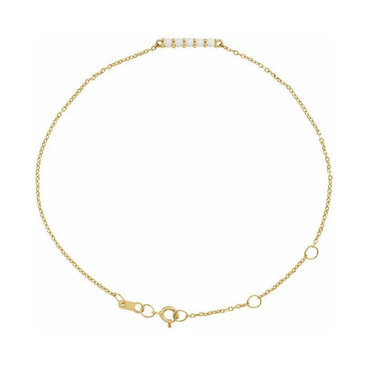 Cabochon Bar Bracelet
