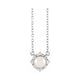 Halo-Style Birthstone Necklace