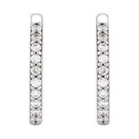 Accented Huggie Earrings