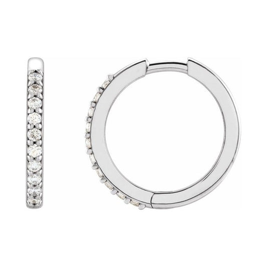 Accented Huggie Earrings