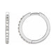 Accented Huggie Earrings