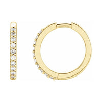 Accented Huggie Earrings