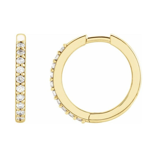 Accented Huggie Earrings