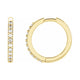 Accented Huggie Earrings