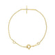 Youth Sideways Cross Bracelet