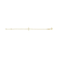 Youth Sideways Cross Bracelet