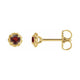 Round 4-Prong Claw Stud Earrings