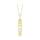 Moon Phase Bar Necklace or Pendant